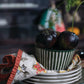 Hand-Painted Stoneware Striped Bowl