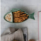 Stoneware Fish Shaped Divided Dish