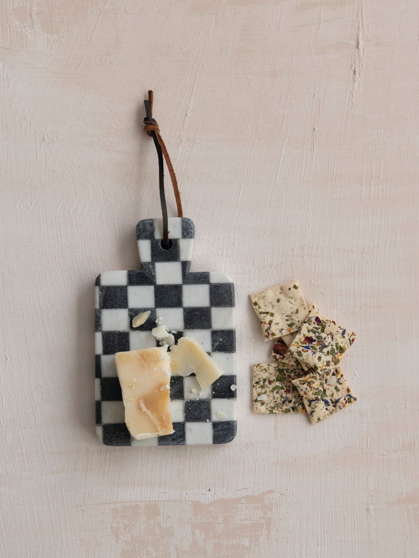 Checkered Marble Serving Board - Pick Up Only