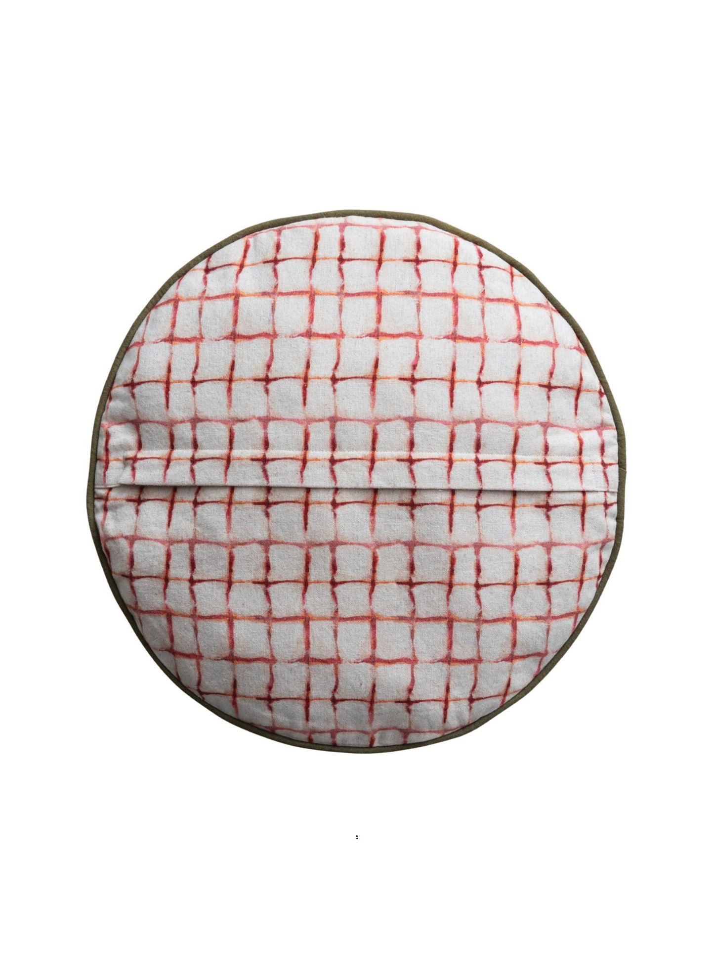 Countryside Scene Round Pillow