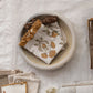 Cotton Printed Tea Towel w/ Flower Pattern & Ruffle
