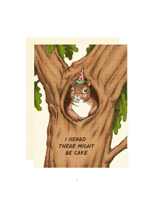 Squirrel Birthday Card