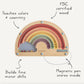 Wooden Magnetic Rainbow Maze