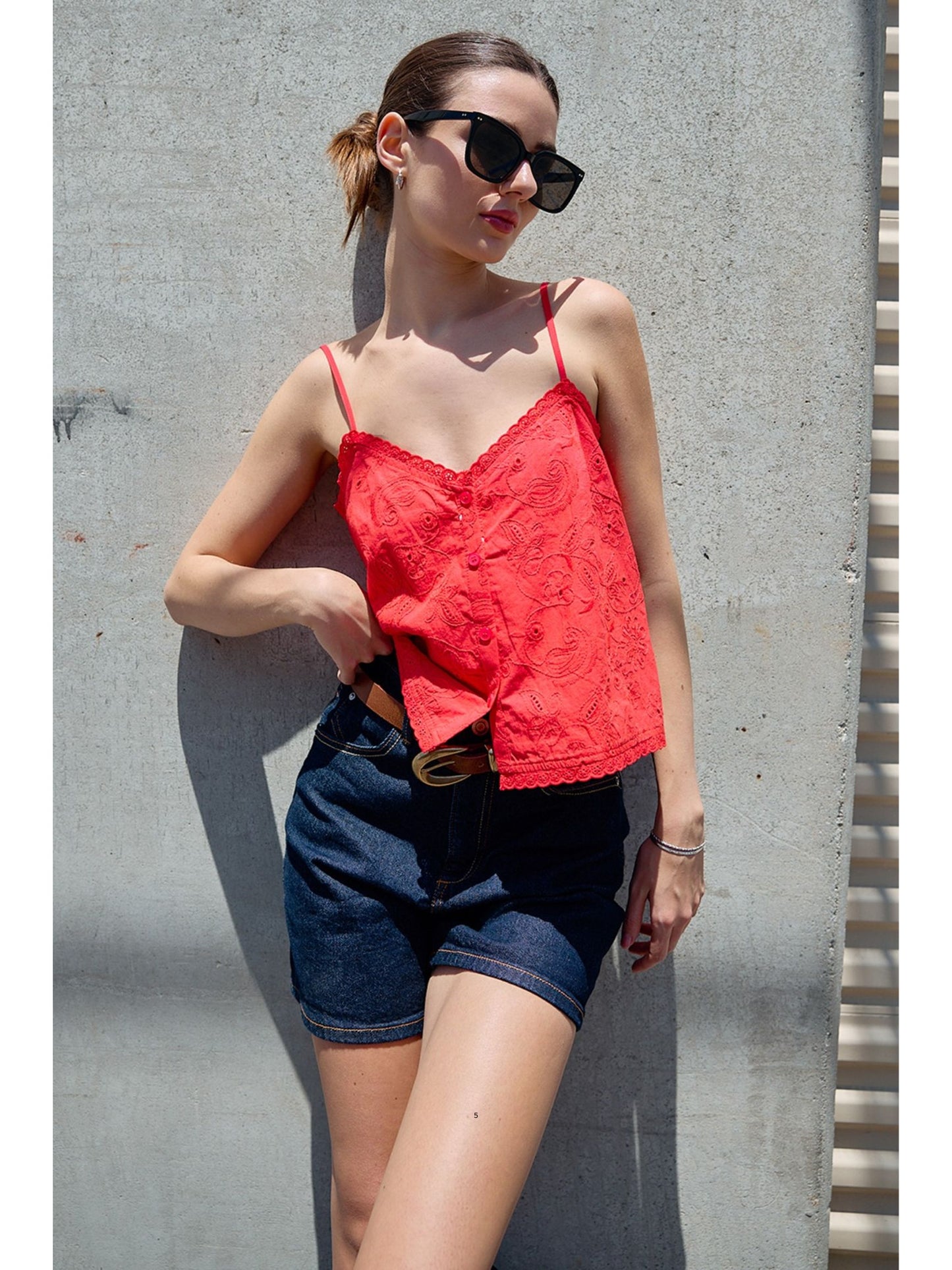 Callie Embroidered Tank