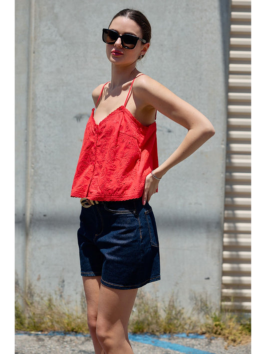Callie Embroidered Tank