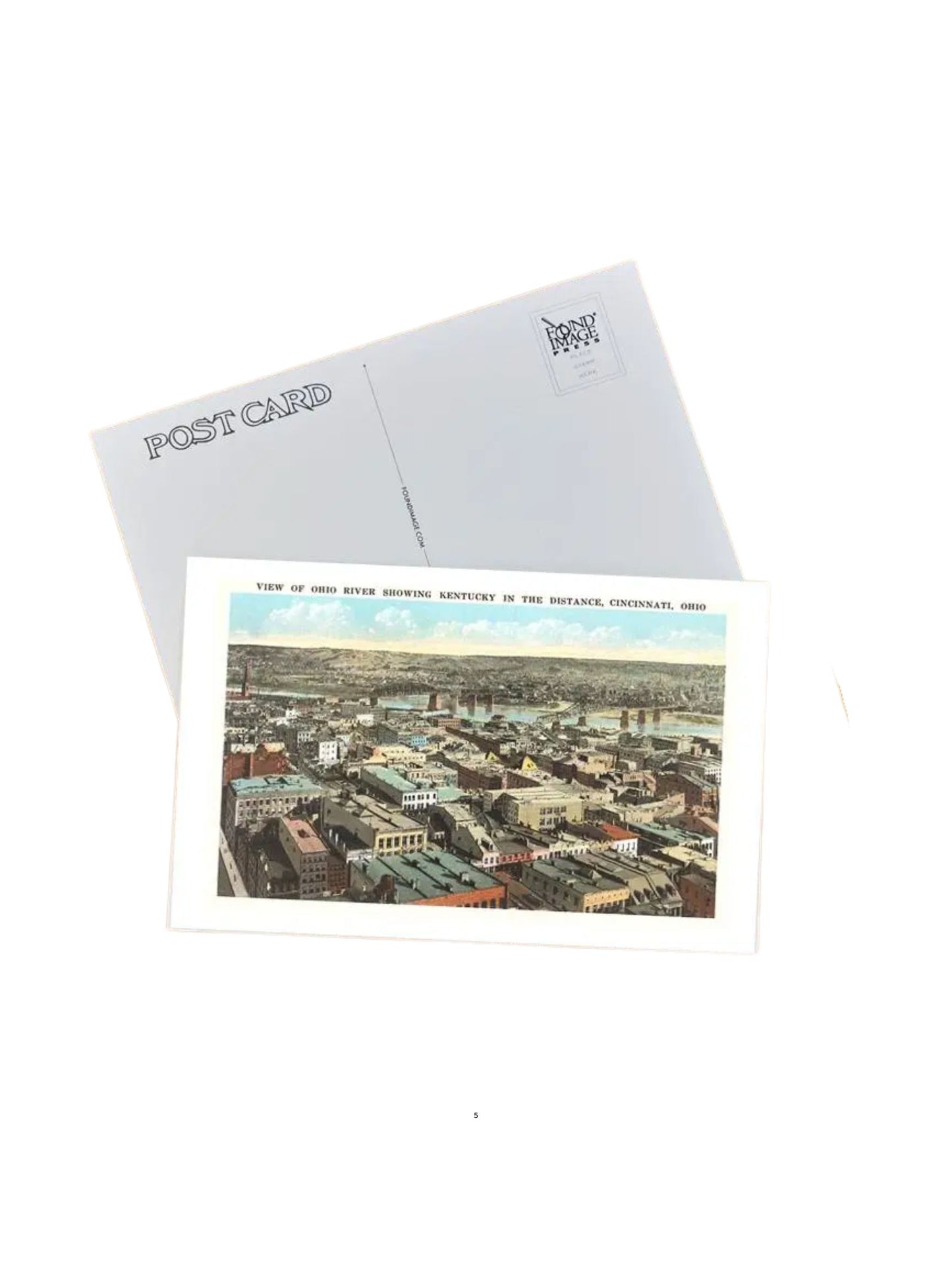 Postcard - Overview of Cincinnati