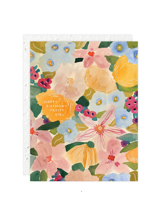 Floral Abundance - Birthday Card