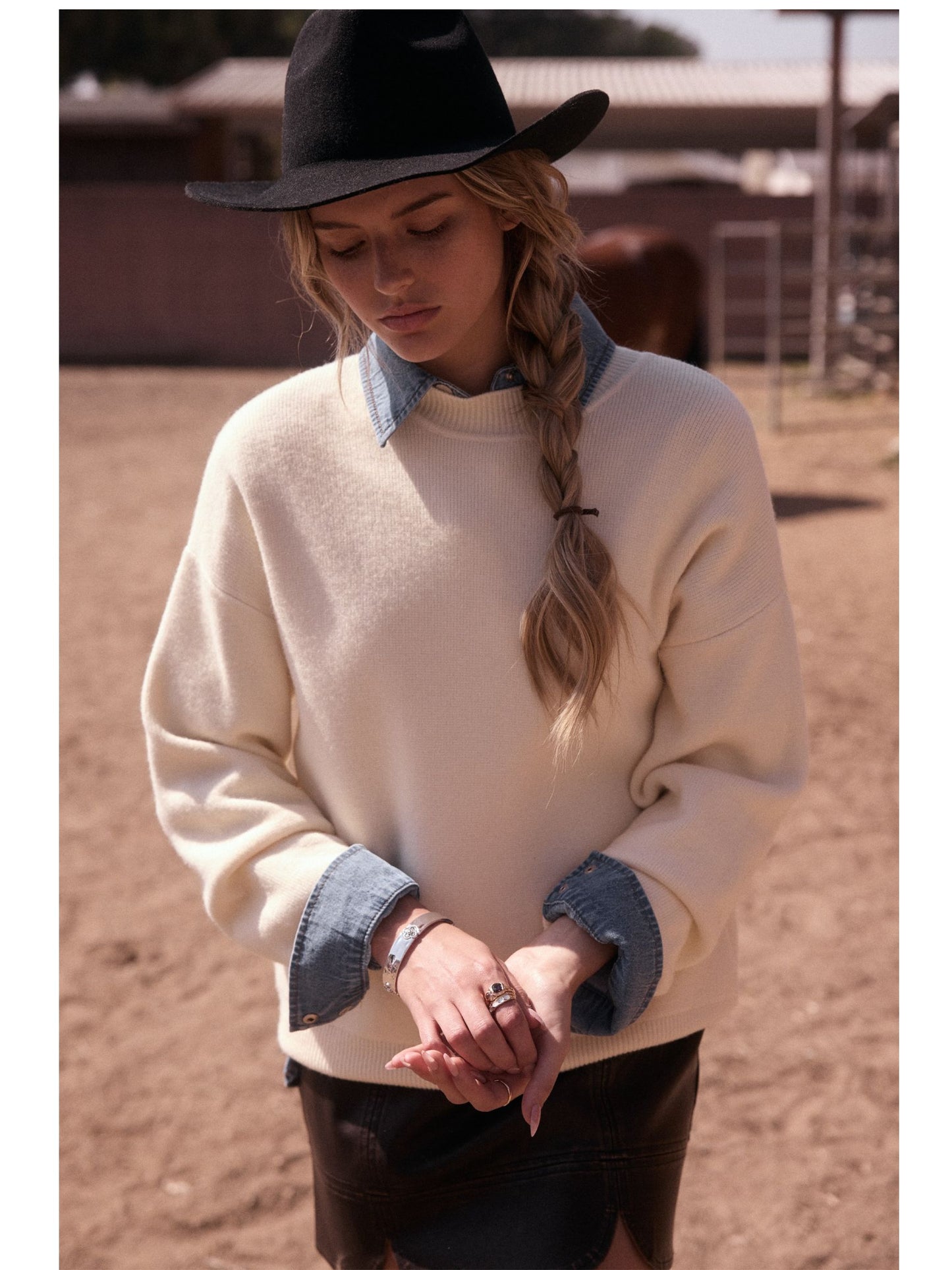 Essential Crewneck Knit - Banana