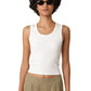 Scoop Neck Cropped Tank