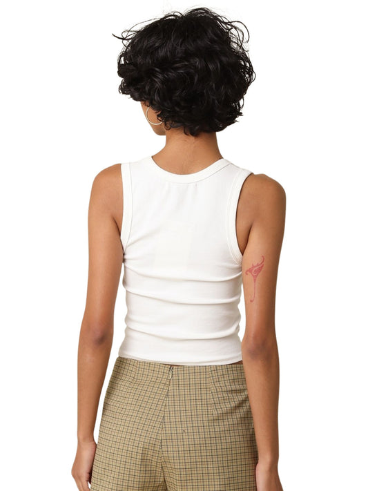 Scoop Neck Cropped Tank