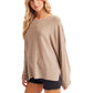 Oversized Batwing Pullover Knit Sweater