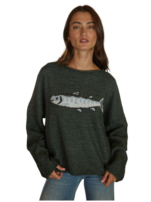 Fish Sweater - Green