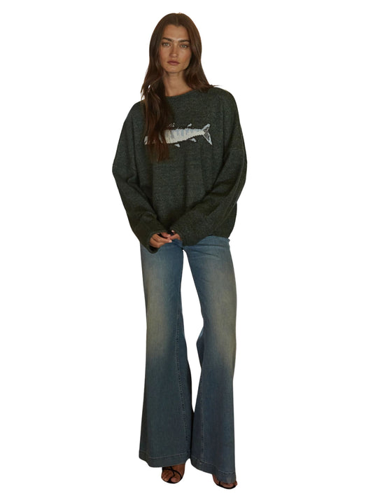 Fish Sweater - Green