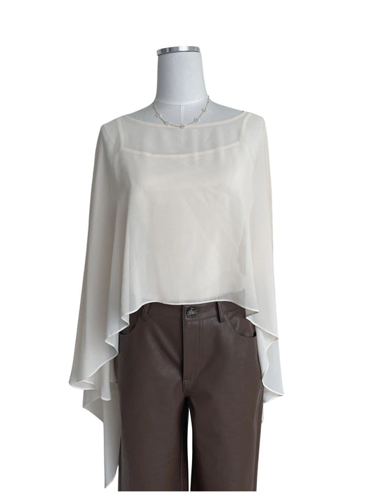 Chiffon Sheer Poncho w/ Cami
