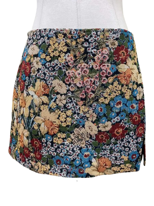 Floral Jacquard Skort