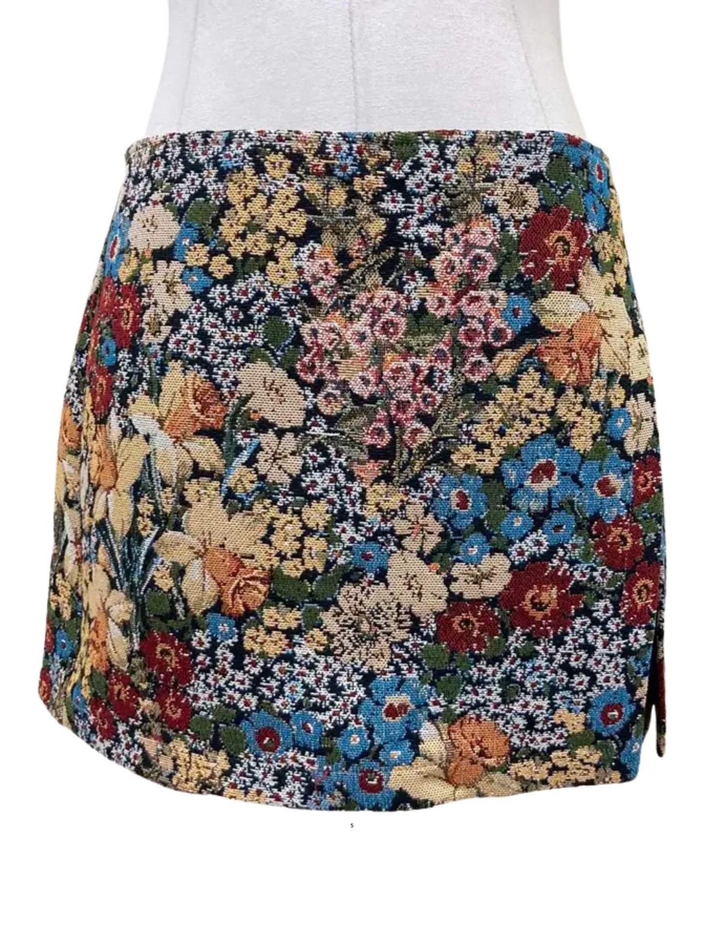 Floral Jacquard Skort