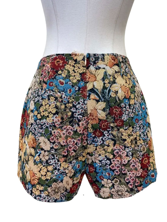 Floral Jacquard Skort