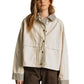 Gingham Collared Twill Jacket