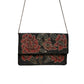 Black Floral Beaded Bag