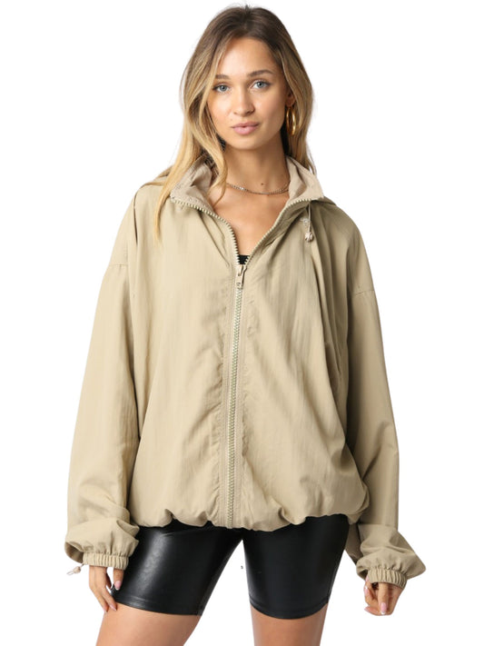 Cindy Zip-up Windbreaker Jacket