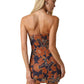 Abigail Floral Strapless Mini Dress