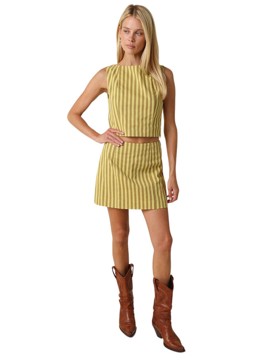 Amara Stripe Crop Top