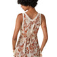 Ginna Floral Lace Trim Top