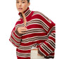 Kathy Mocked Neck Zip Up Jacket