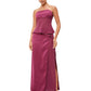 Halle Satin Chiffon Mixed Top