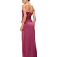 Halle Satin Chiffon Mixed Top