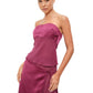 Halle Satin Chiffon Mixed Top