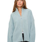 Kathy Mocked Neck Zip Up Jacket