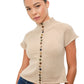 Jenna Button Up Knit Top