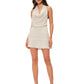 Kady Plaid Halter Neck Mini Dress