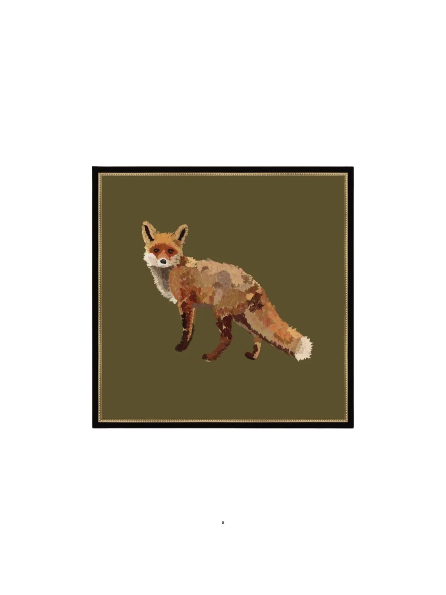Fox Framed Picture