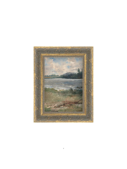 Lakeside Landscape Framed Picture