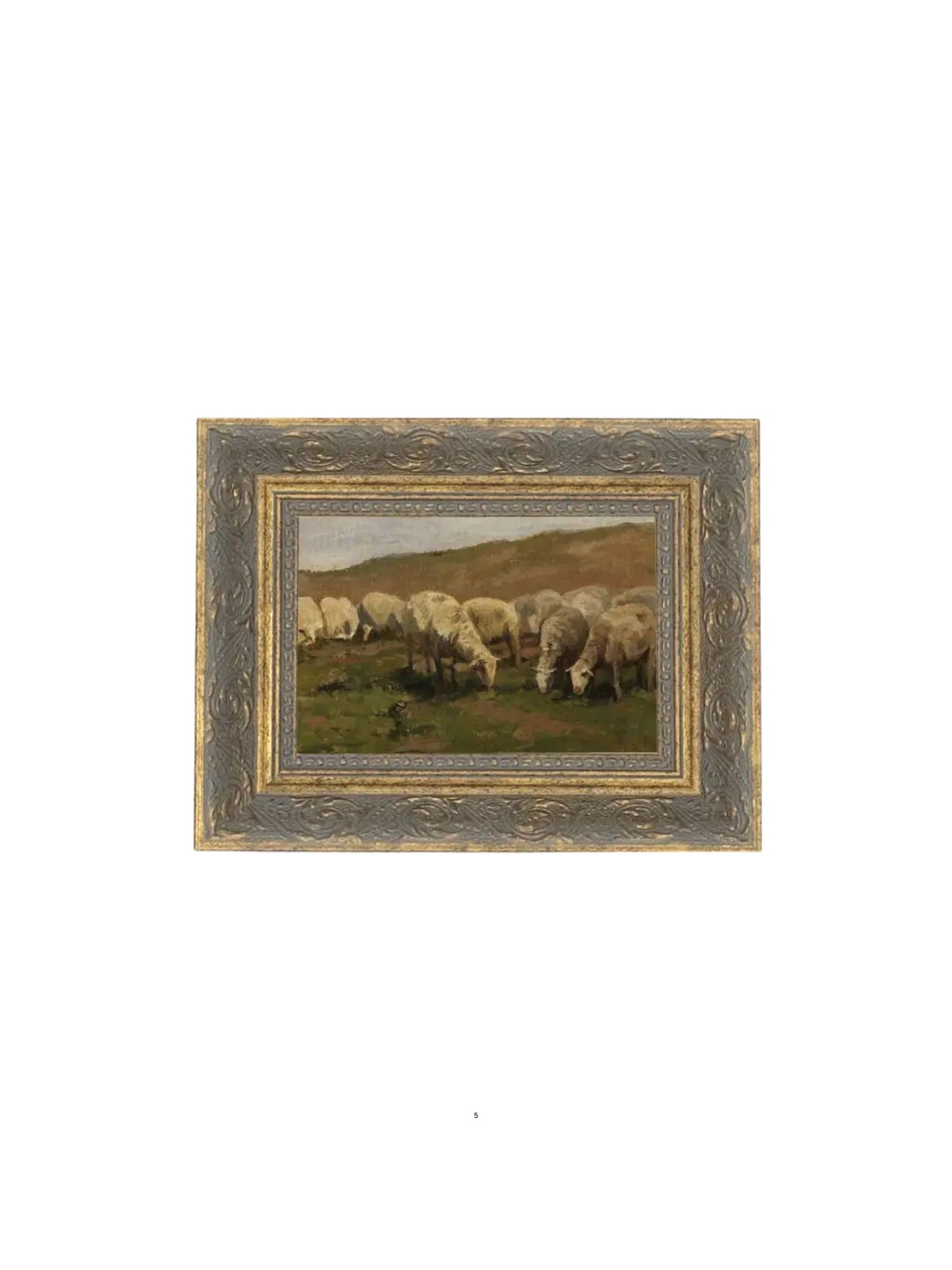 Sheep Landscape Framed Picture
