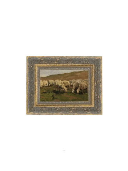Sheep Landscape Framed Picture