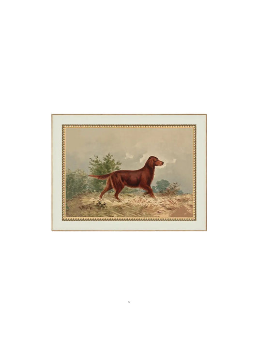 Standing Retriever Framed Picture