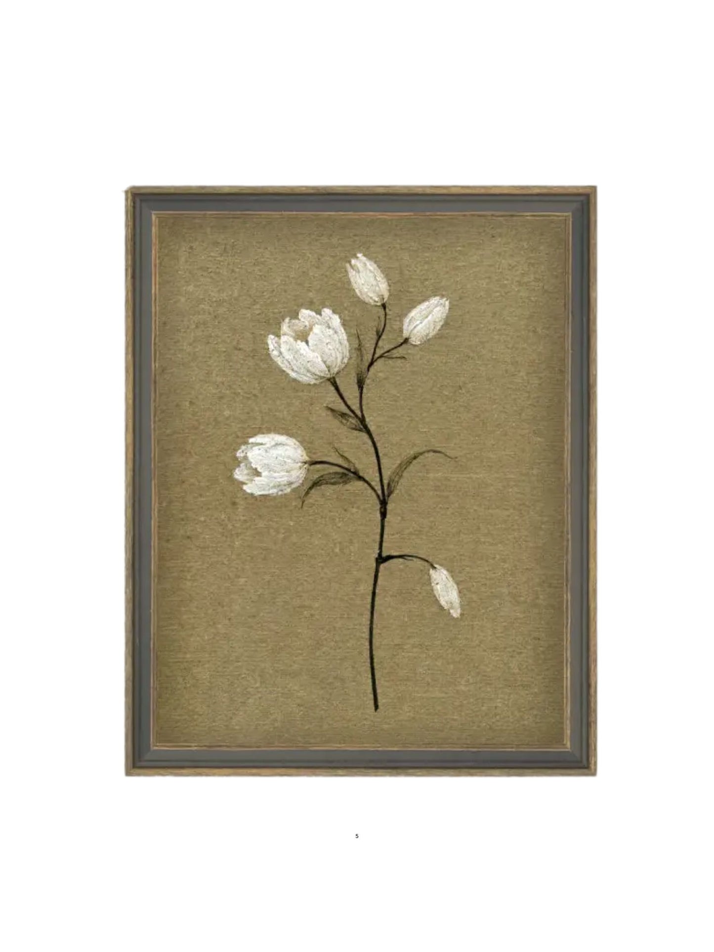 Tulip Stem Framed Picture