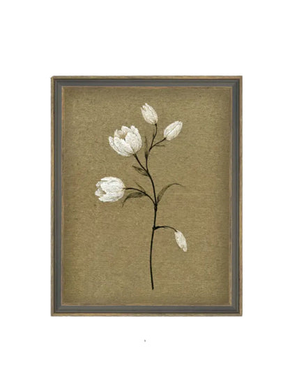 Tulip Stem Framed Picture