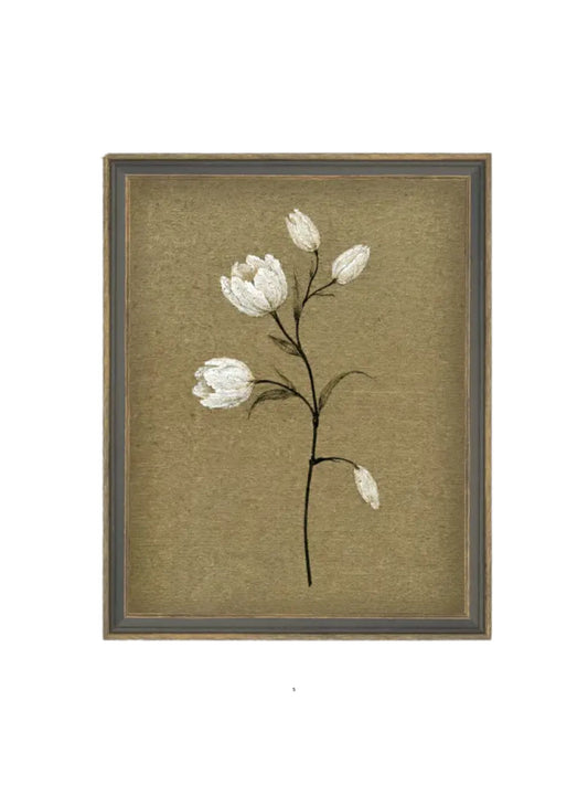Tulip Stem Framed Picture