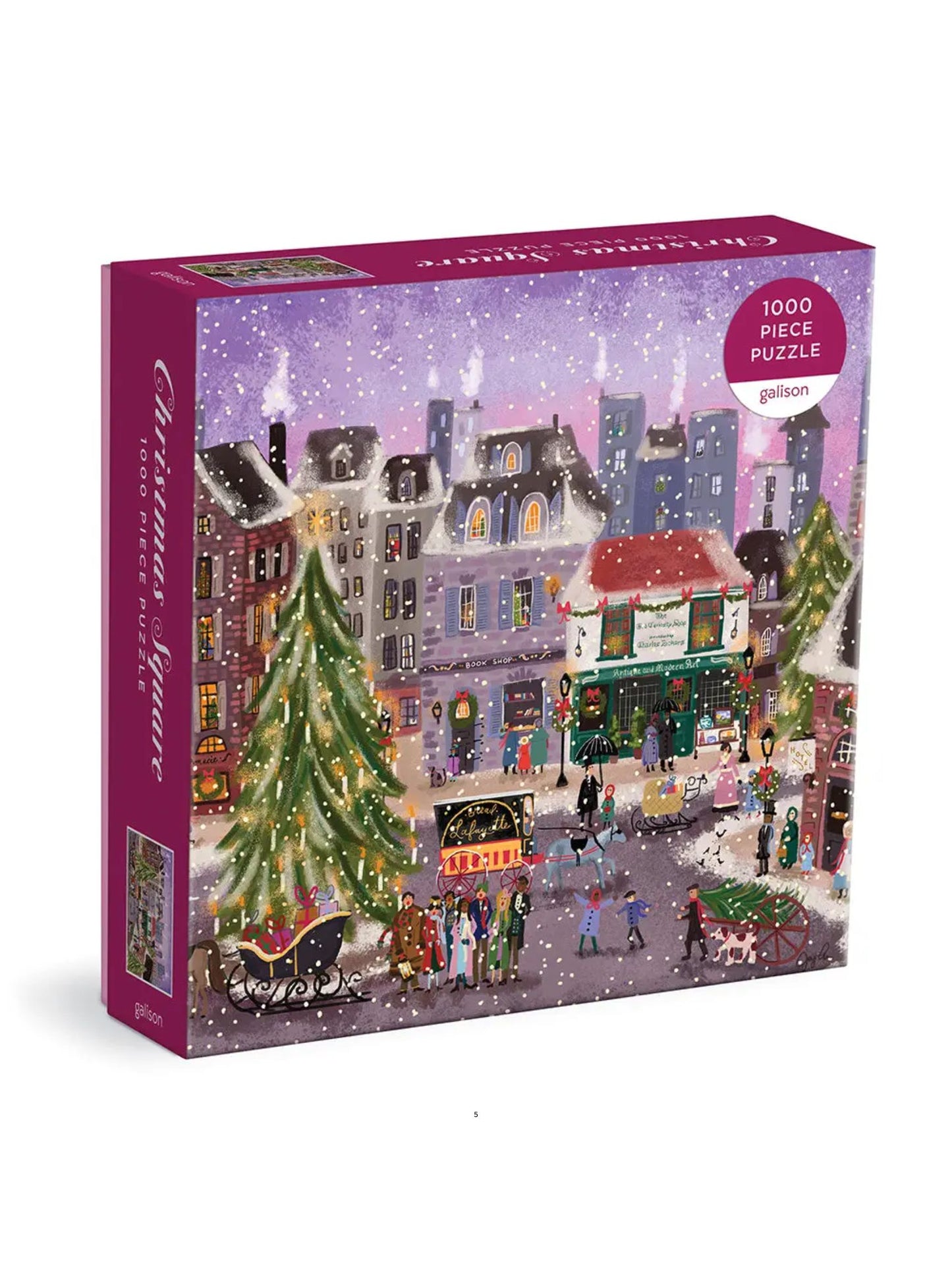 Joy Laforme Christmas Square 1000 Piece Puzzle