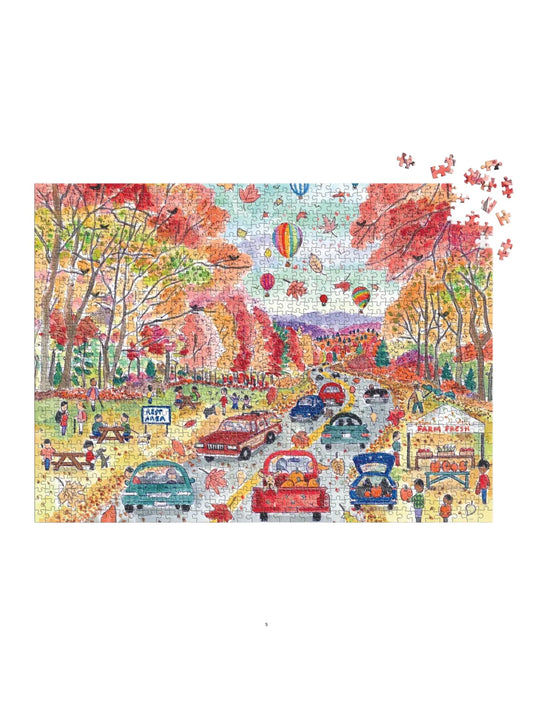 Michael Storrings Leaf Peeping 1000 Piece Puzzle