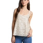 Sequin Disc Embellished Swing Tank Top