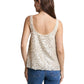 Sequin Disc Embellished Swing Tank Top