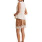 Tailored Cotton Peplum Top