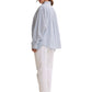 Cotton Pinstripe Oversized Boyfriend Shirt