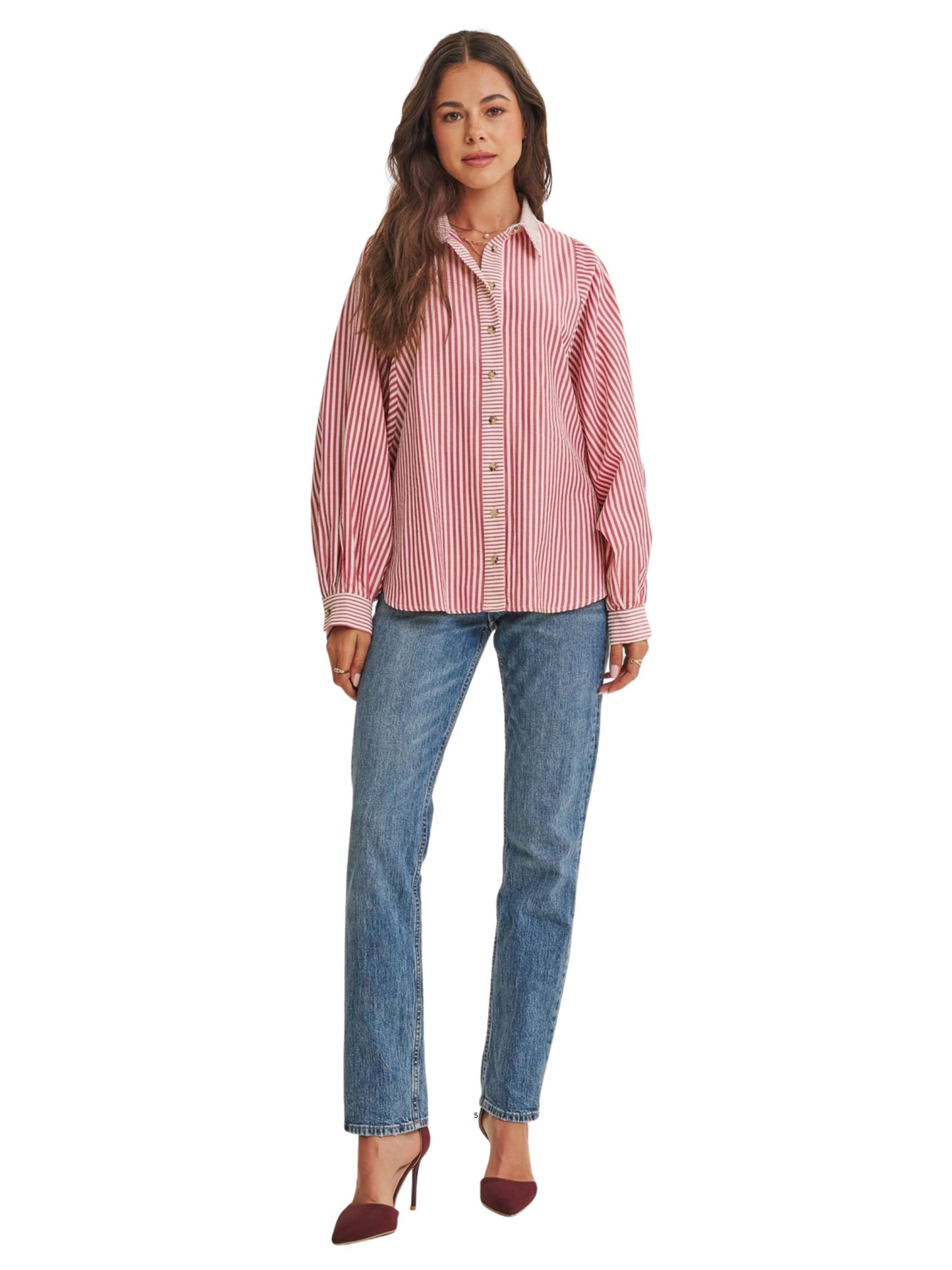 French Cafe Button-Down Shirt