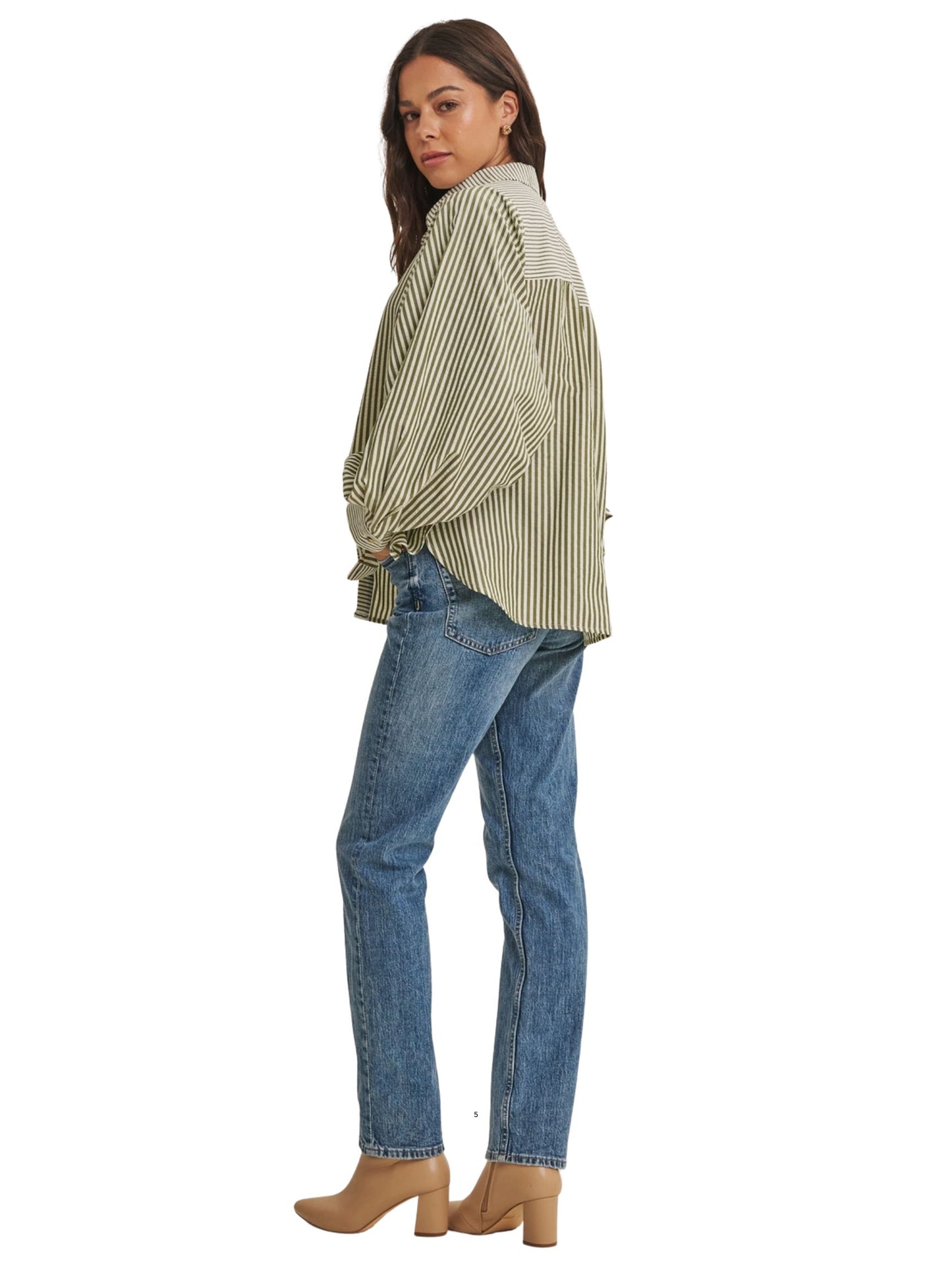 French Cafe Button-Down Shirt